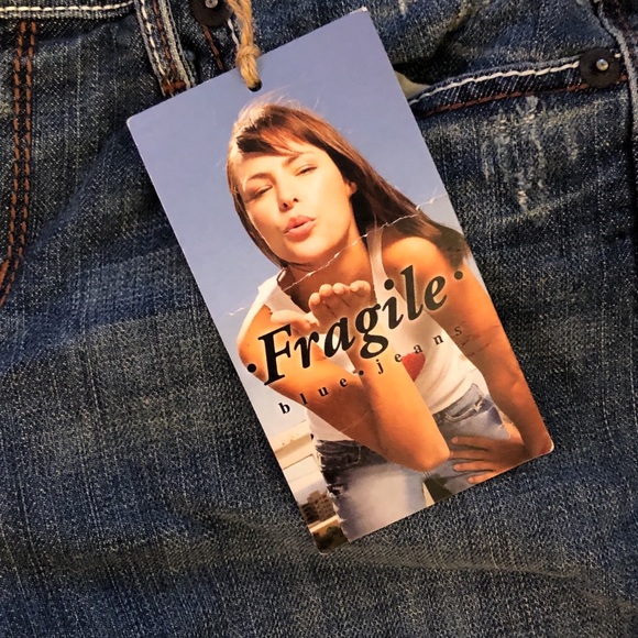 FRAGILE BLUE JEANS NEW WITH TAGS SZ 11. - Picture 2 of 4